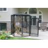 Buy cheap Welded Wire Lifestyle Deluxe Metal Bird Aviary Powder Coated Black Color from wholesalers