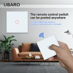 1 Gang Wireless Remote Switch 433rf Wall Control Wifi Wall Switch Live Wire