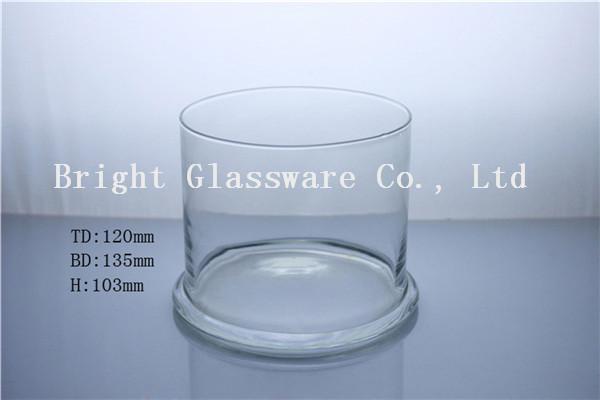 Buy cheap high quality clear glass candle jar from wholesalers