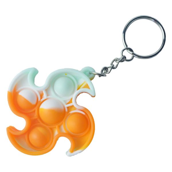 Buy cheap Windmill Children'S Educational Toy Stress Relief Keychain Bubble Pop Fidget Toy from wholesalers