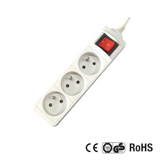 Buy cheap NF CE Certificate 1.5m extension socket with Euro Plug from wholesalers