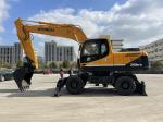 Used Hyundai 210w-9 Wheel Excavator 21 Tons Medium Size Used Excavators