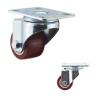 Buy cheap Oem 1.5 Inch Top Plate Swivel Red Pu Light Duty Casters from wholesalers