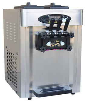 Three Flavor Ice Cream Machine 1800w Restaurant Soft Serve Ice Cream Making