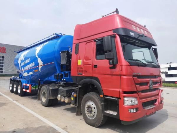 Buy cheap 60 Tons Bulk Cement Tanker , Cement Tanker Truck 3 Axles With Wechai Motor from wholesalers