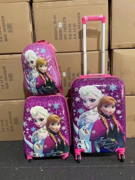 Kids Luggage Cartoon Bags Wholesale Unisex Style Spinner Outdoor Suitcase For