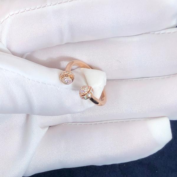 Buy cheap High-End High Quality Fine Jewelry Pure 18k Gold Jewelry Piaget Possession Open Ring Natural Diamonds Ring from wholesalers