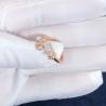 Buy cheap High-End High Quality Fine Jewelry Pure 18k Gold Jewelry Piaget Possession Open Ring Natural Diamonds Ring from wholesalers