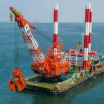 Heavy Duty NM400 Mechanical Grab Bucket 2 Peel Dredging Clamshell Material Bulk