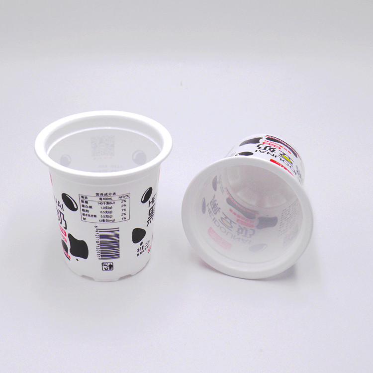 350ml pp food grade material 95mm top size yogurt /juice cup
