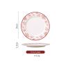 Buy cheap Custom Porcelain Christmas Plate Chinese Style Under Glazed Ceramic Ornaments from wholesalers