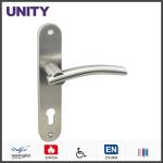 Stainless Steel Fire Door Lever Handle EN1906 and EN1634 Satin Finish