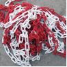 Buy cheap Color White Red Safety Security PE Plastic Chain For Roadway Warning Sign from wholesalers