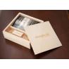 Buy cheap Sliding Lid Wooden Photo Frame Box , Wooden Photo Memory Box With Wooden USB Drive from wholesalers