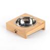 Buy cheap Raised Pet Bowls for Puppies Bamboo Feeder Wooden Food Bowl from wholesalers