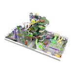 Plastic Trampoline Park Soft Play Ninja Large Indoor Play Equipment High Rise