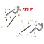 For Mclaren 720S Front RH Luggage Compartment Lid Hinge OEM 14A0832CP