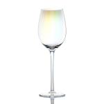 High Quality 6 Pieces Colorful Red Wine Ion Plated Tall Rainbow Crystal Wine