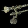 Buy cheap Needle Type Double Seat Rail 300cm Pipe Curtain Rods from wholesalers