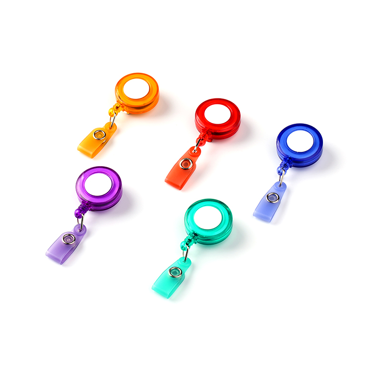 Deyi Black Badge Reels Retractable Badges Holder for ID Card Keychain Whistles Lanyards for School Office