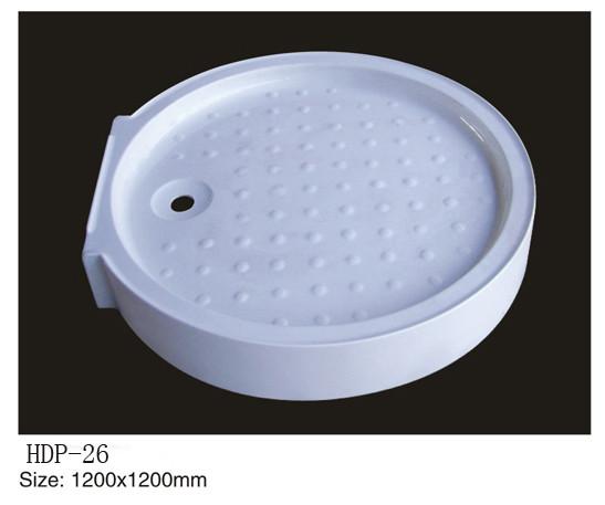 Buy cheap Acrylic shower tray, shower basin,acrylic shower base HDP-26 1200X1200 from wholesalers