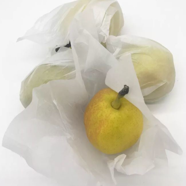 Waterproof Orange Fruit Wrapping Paper Food Grade White Gift Tissue Crafts