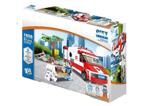 Buy cheap Lightweight Building Blocks Educational Toys City Logistic Medical Rescue Vehicle from wholesalers