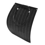 Waterproof 50w Monocrystalline Etfe Camping Solar Panels Small Black Marine Pv