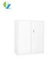 Goose Neck Handle Office Metal Cupboard 2 Swing Doors Steel Cabinet