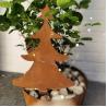 Buy cheap Corten Steel Rusted Metal Garden Ornaments Christmas Tree Shaped Decoration from wholesalers