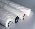 Buy cheap 0.1um 10'' 20'' Pleated Filter Cartridge Hydrophobic PTFE Membrane from wholesalers