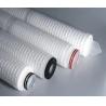 Buy cheap 0.1um 10'' 20'' Pleated Filter Cartridge Hydrophobic PTFE Membrane from wholesalers