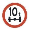 Buy cheap Limit height, width, mass, axle weight signs from wholesalers