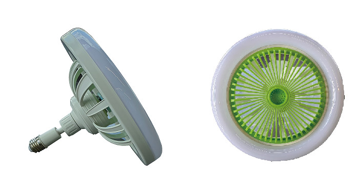 E27 European Modern Minimalist Interior Decoration LED Fan Light