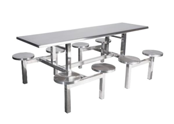 Table And Chair Stainless Steel Building Products 720-760mm Height Customized