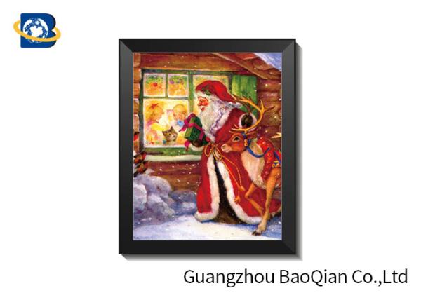 Buy cheap Christma Holiday Theme PET 3D Lenticular Pictures For Indoor Decoration from wholesalers