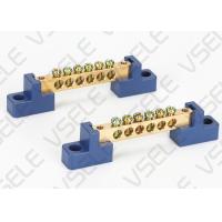 Buy cheap Electrical Screw Terminals Block Ground Row Copper For Distribution Boxes product
