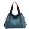 Buy cheap Blue Canvas Handbag women tote bags from wholesalers