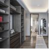 Buy cheap Modern Glass Door Wooden Walk In Closet Wardrobe Bedroom Furniture from wholesalers
