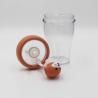Buy cheap Eco Friendly 430ml Plastic Straw Water Bottle Custom Wide Mouth from wholesalers