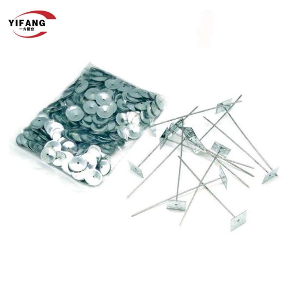 Quality Metal Self Adhesive Hvac System Insulation Stick Pins 30mm Length for sale