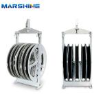 Heavy Duty Wire Rope Snatch Block Pulley Block For Aerial Cable