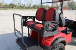 Retro Chinese Red 2+2-Seater Electric Golf Cart Lead-Acid Battery Lithium