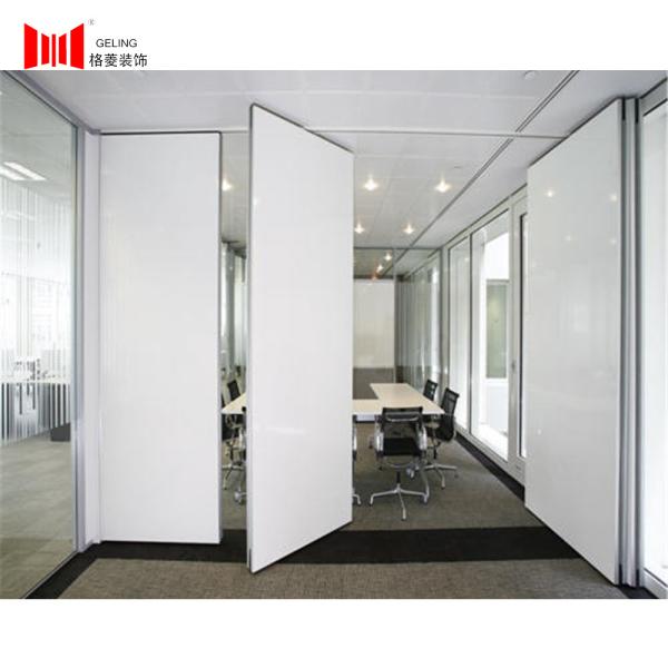 Buy cheap White Fabric Sound Insulation Sliding Movable Wall Divider For Conference from wholesalers