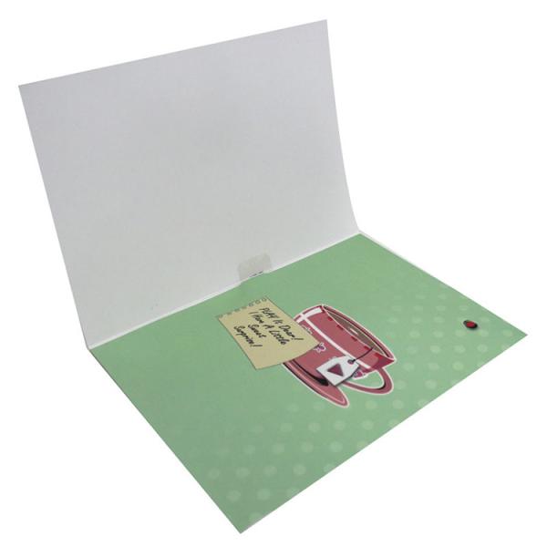 Buy cheap Voice Recordable Greeting Cards Christmas Art Paper Musical Gift Cards from wholesalers