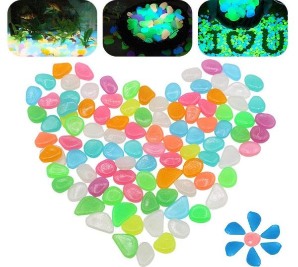 Buy cheap 2mm 3mm Glow In The Dark Stone Garden Fish Tank Decoration from wholesalers