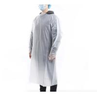Buy cheap Hair cutting disposable apron Plastic cpe disposable aprons Disposable apron product