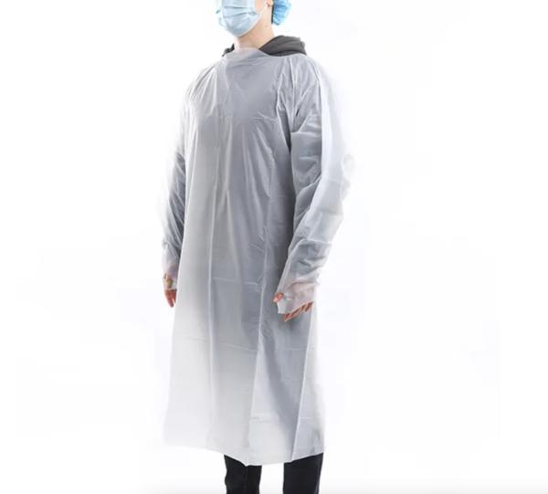 Buy cheap Disposable Waterproof plastic apron cpe gown Disposable CPE Gown excellent quality factory directly price from wholesalers