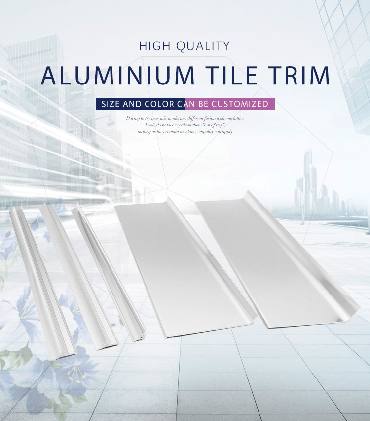 Aluminium Skirting Board 2M Length White For Home Decoration