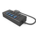 PC Laptop CE FCC 4 Ports Usb 3.0 High Speed Hub